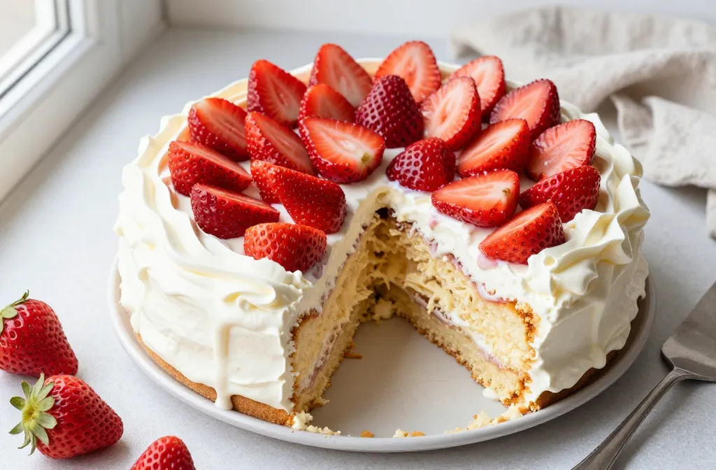 Strawberry Tres Leches Cake That Steals the Show