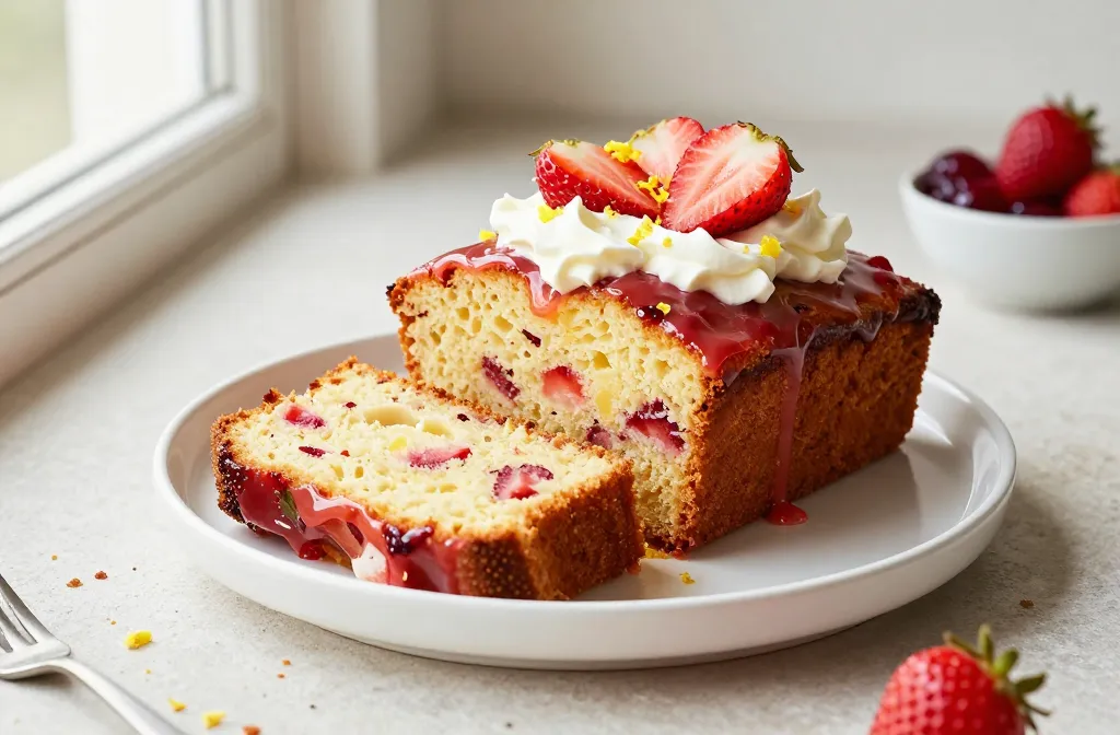Strawberry Pound Cake That Slaps Every Single Time