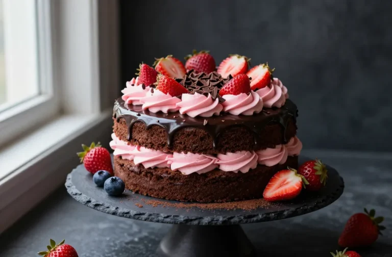 Strawberry Chocolate Cake That Steals the Show
