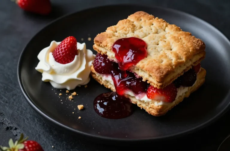 Cherry Jam Strawberry Shortcake with Rock-and-Roll Swagger