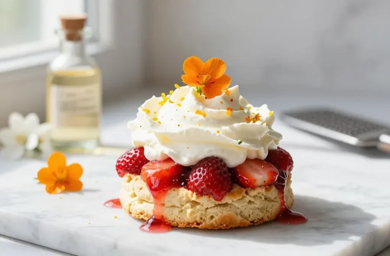 Orange Blossom Strawberry Shortcake That Tastes Like Spring