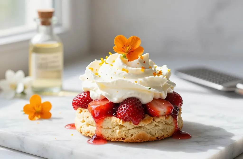 Orange Blossom Strawberry Shortcake That Tastes Like Spring