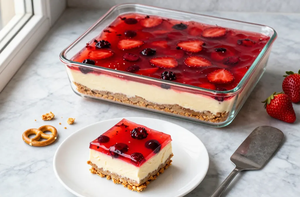 Strawberry Pretzel Dessert That Steals the Show