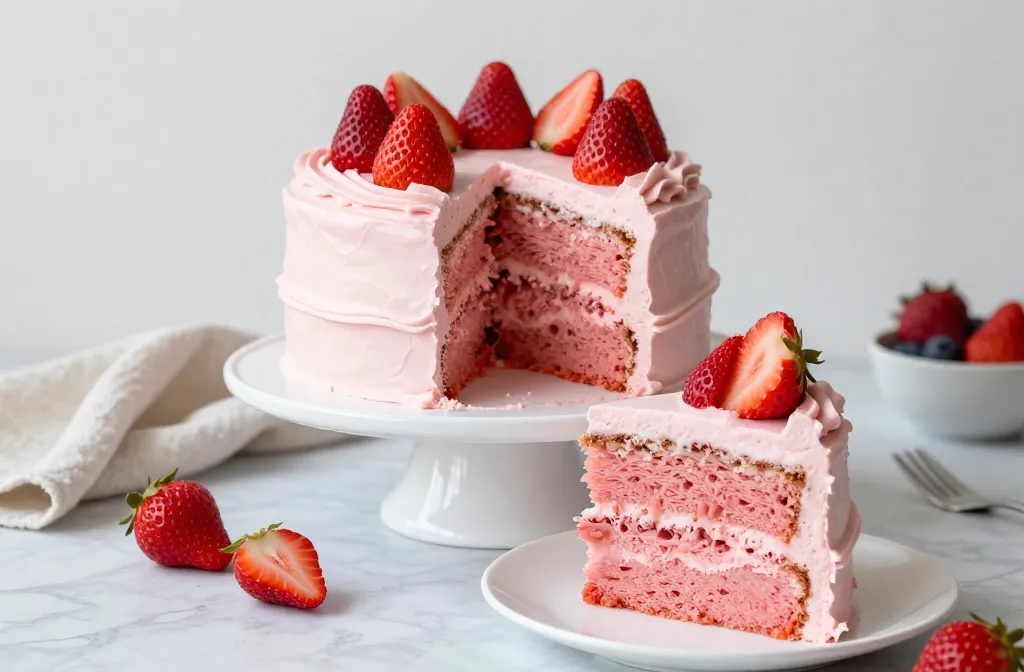 Strawberry Cake Recipe That Tastes Like Summer