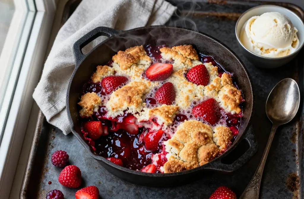 Strawberry Cobbler That Practically Makes Itself