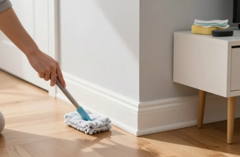 How to Clean Baseboards Easy and Fast Without Kneeling