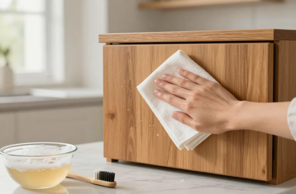 How to Clean Kitchen Cabinets Wood Without Ruining Finish