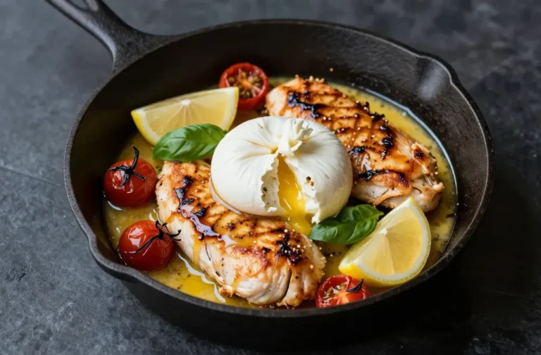 Keto Burrata Chicken with Melty Magic and Big Flavor