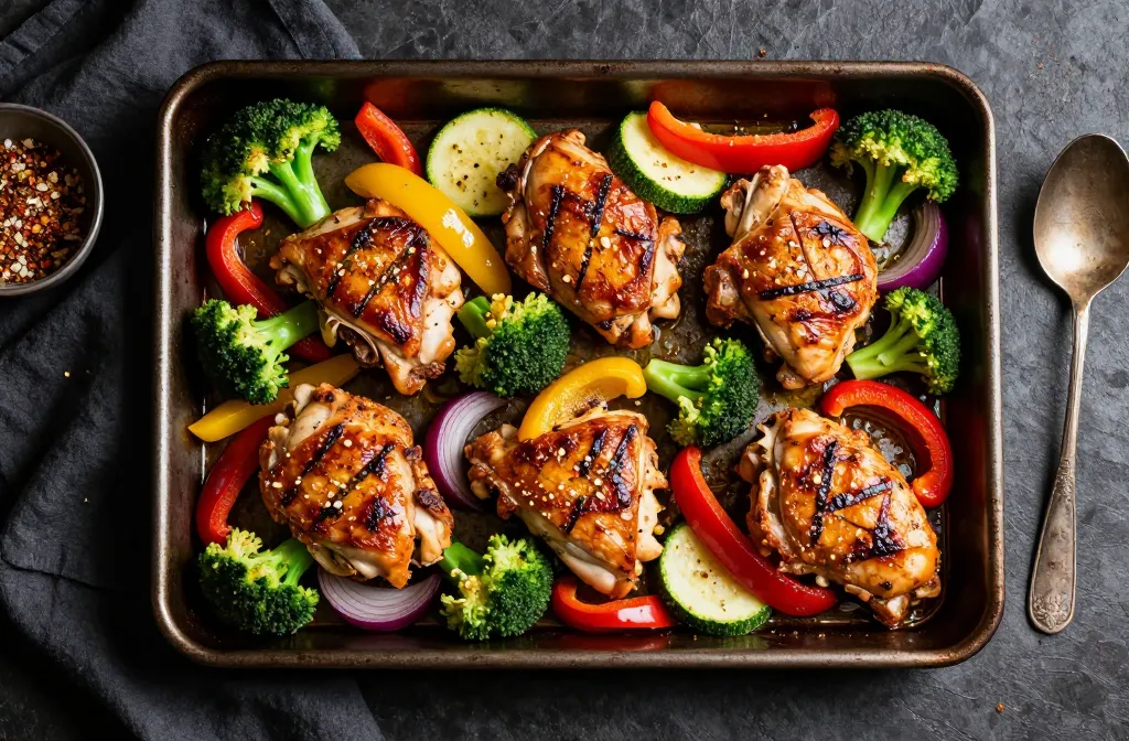 Keto Chicken and Veggies Sheet Pan Weeknight Magic