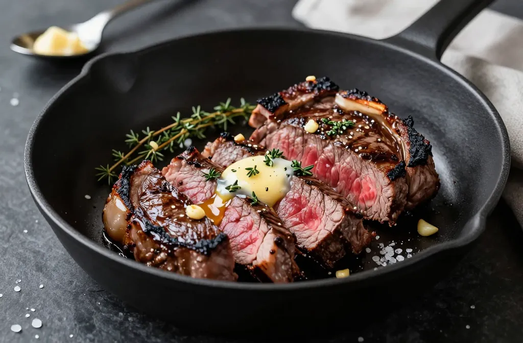 Keto Garlic Butter Steak in 15 Minutes Flat