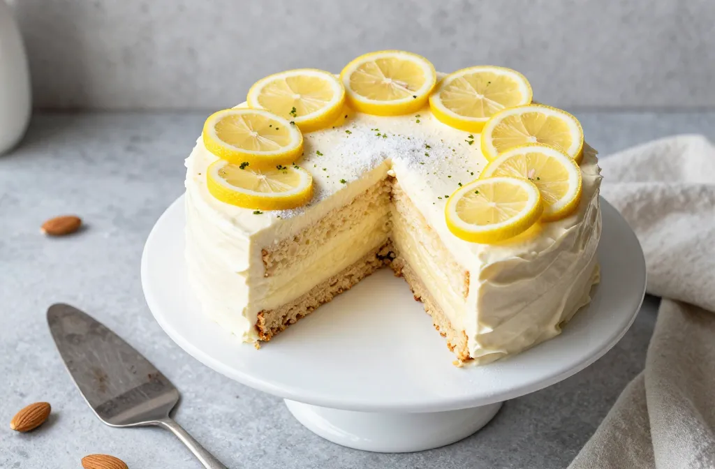 Keto Lemon Cream Cake That Actually Tastes Like Cake