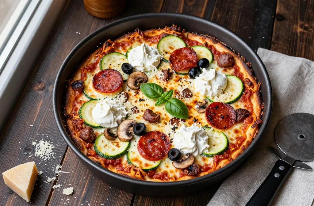 Keto Pizza Casserole That Actually Tastes Like Pizza