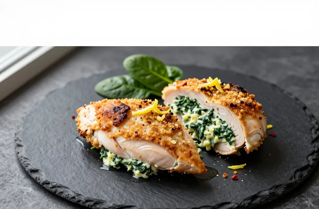 Keto Spinach Stuffed Chicken That Stays Juicy and Crispy