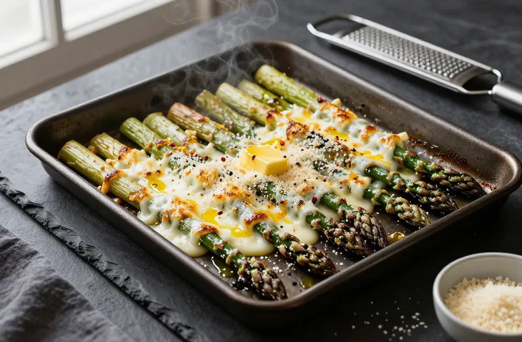 Keto Cheesy Asparagus That Melts Into Weeknight Magic