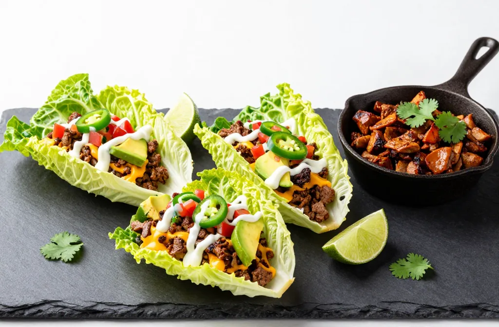 Keto Taco Lettuce Wraps That Crunch Like the Real Thing