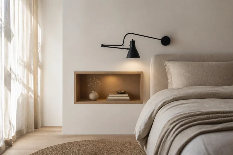 7 Small Bedroom Nightstand Ideas That Save Space and Look Chic Now