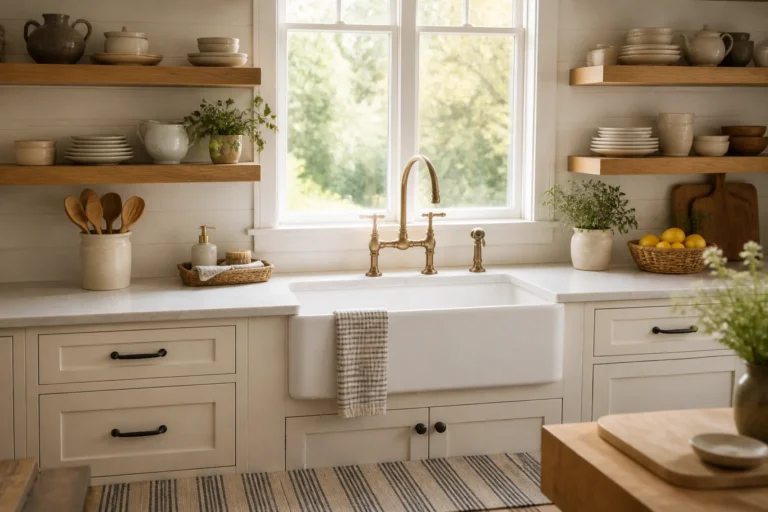 8 Farmhouse Kitchen Sink Ideas That Never Go Out of Style Now